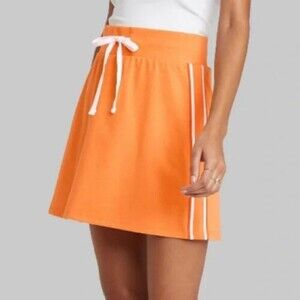 Tennis A-Line Knit Skirt Wild Fable™ Orange ...Sz S